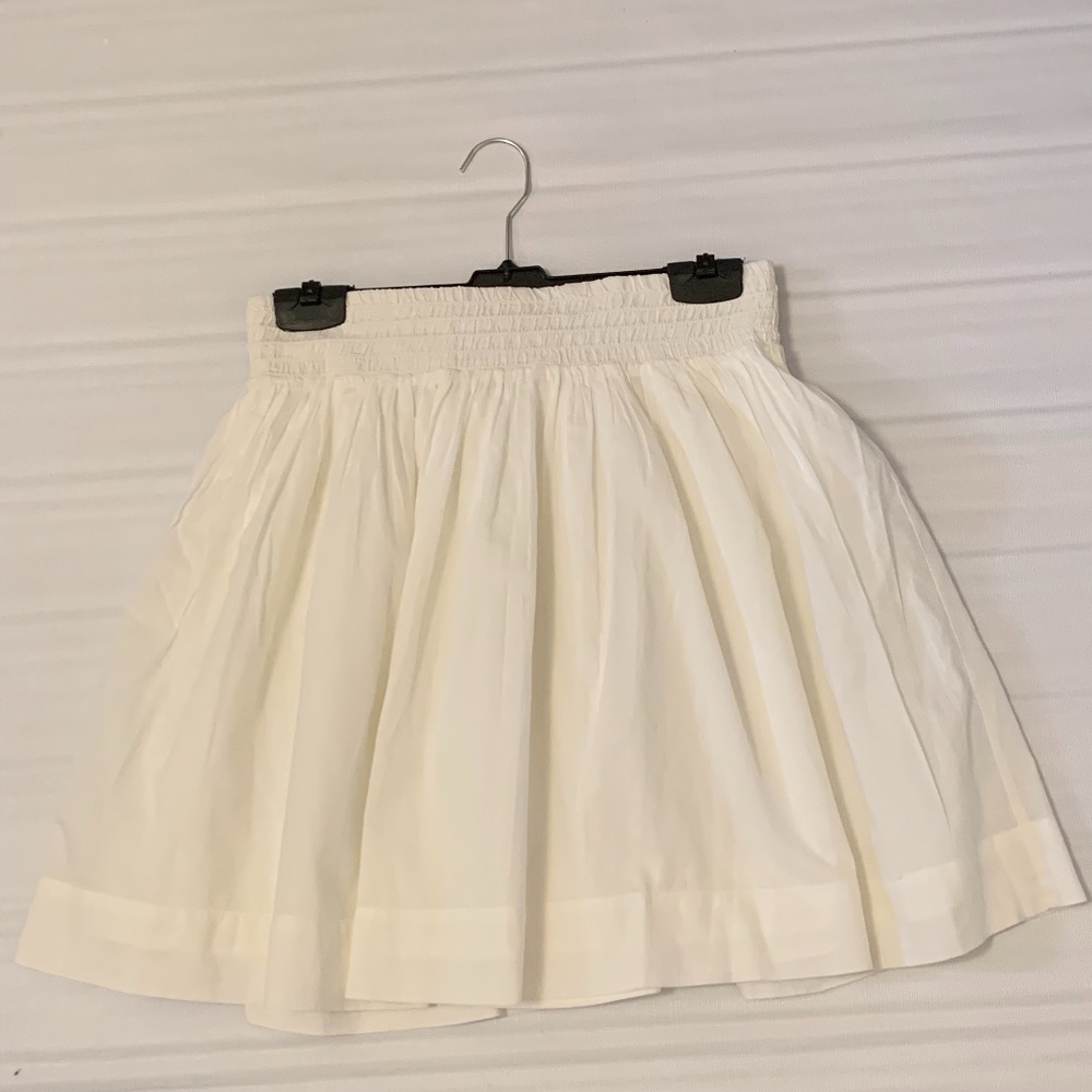 BANANA REPUBLIC White Cotton Mini Skirt NWT 2P